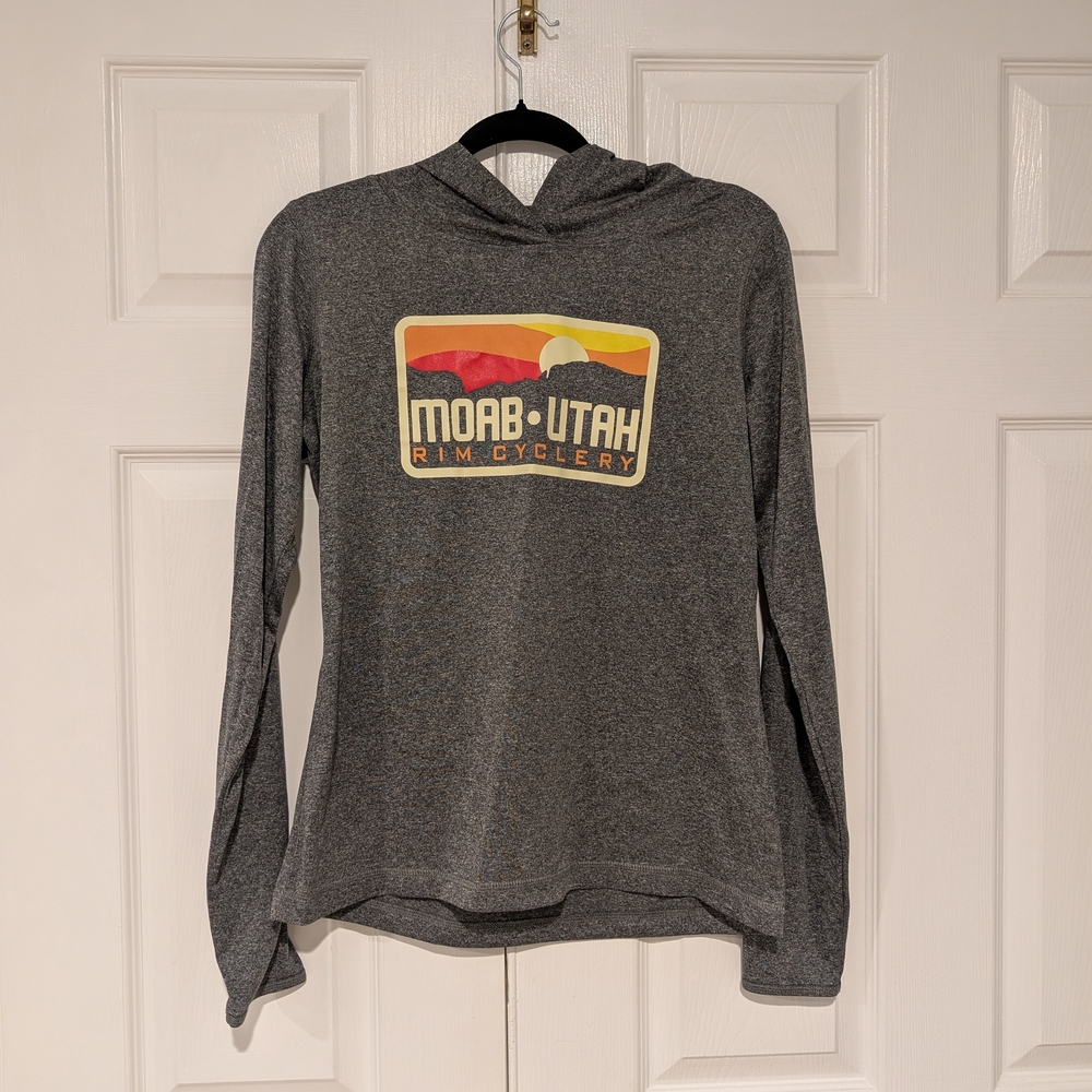 Gray Moab Utah Rim Cyclery Hoodie - MTB, Cycling
